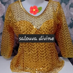 Body jaune d’or taille L