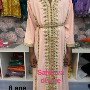 Robe avec ceinture fille