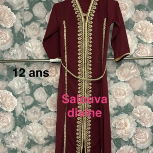 Robe avec ceinture fille