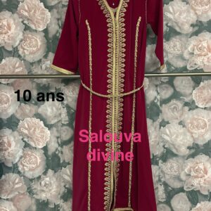 Robe avec ceinture fille