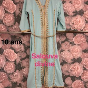 Robe avec ceinture fille