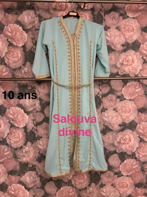 Robe avec ceinture fille